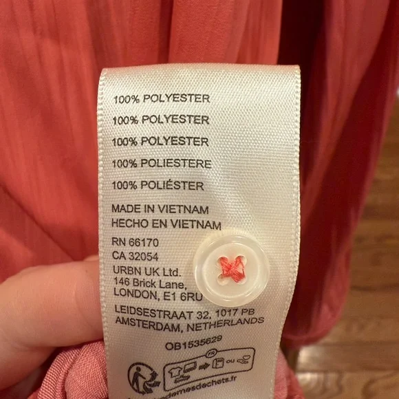 Anthropologie Pink Blouse Size Small - Picture 4 of 6